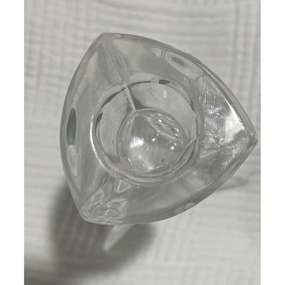 Partylite VTG 24% Lead Crystal 6" Trilliant Taper Candle Holder - Picture 3 of 6